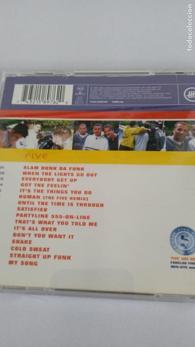 CDs de m&uacute;sica: FIVE 5 Five &Aacute;lbum 1998 - Foto 3