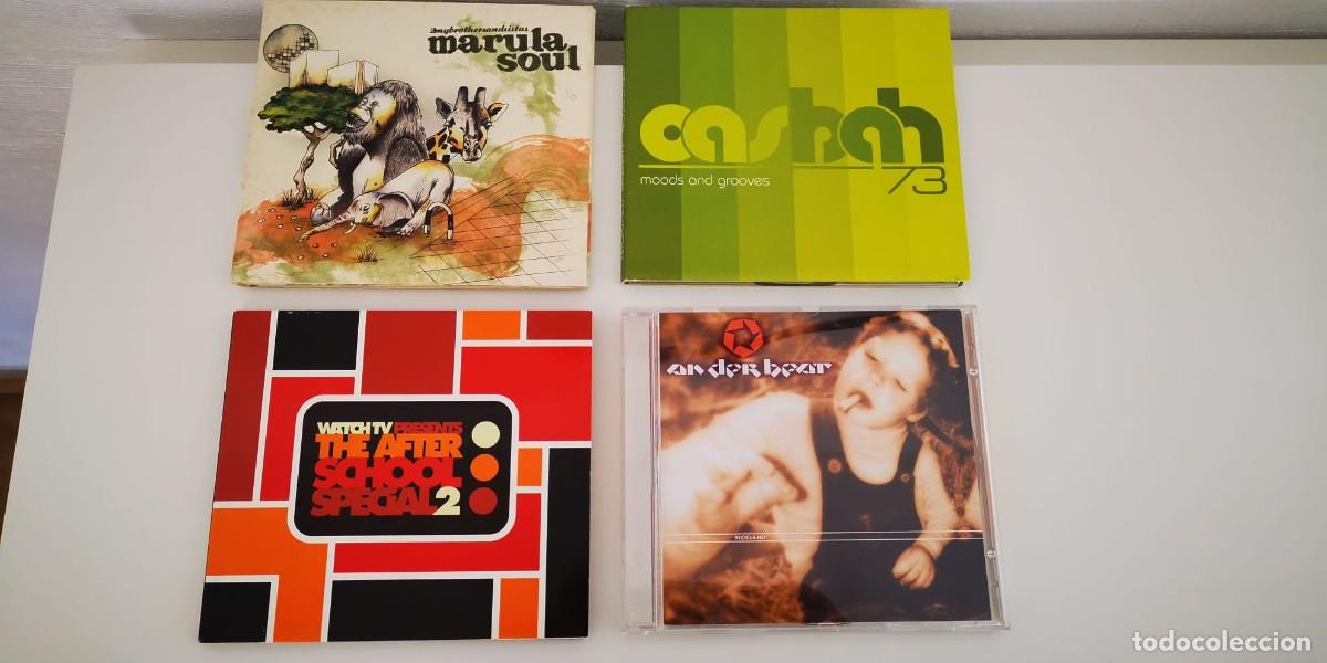 CDs de m&uacute;sica: Lote de 4 CDs Funk, Groove...