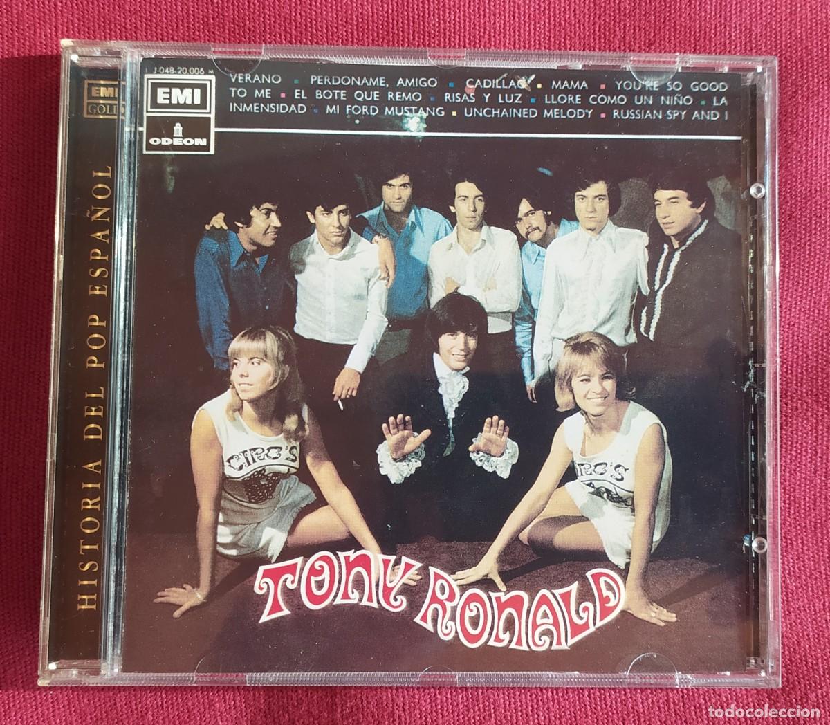 Musik-CDs: CD Tony Ronald. Historia del pop espa&ntilde;ol