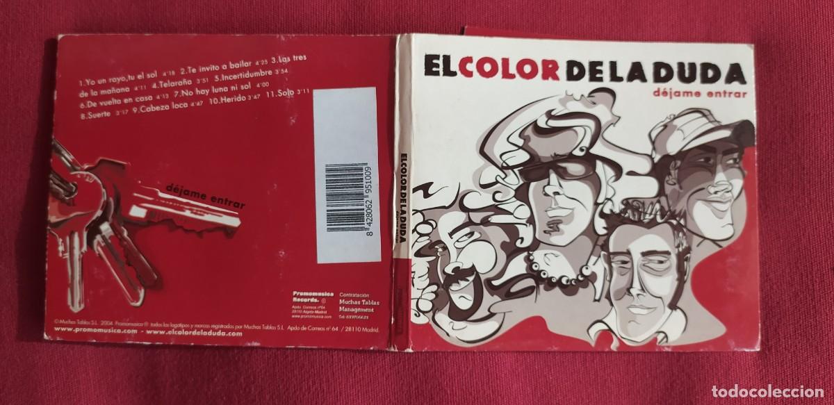 CDs de m&uacute;sica: CD El color de la duda. D&eacute;jame entrar