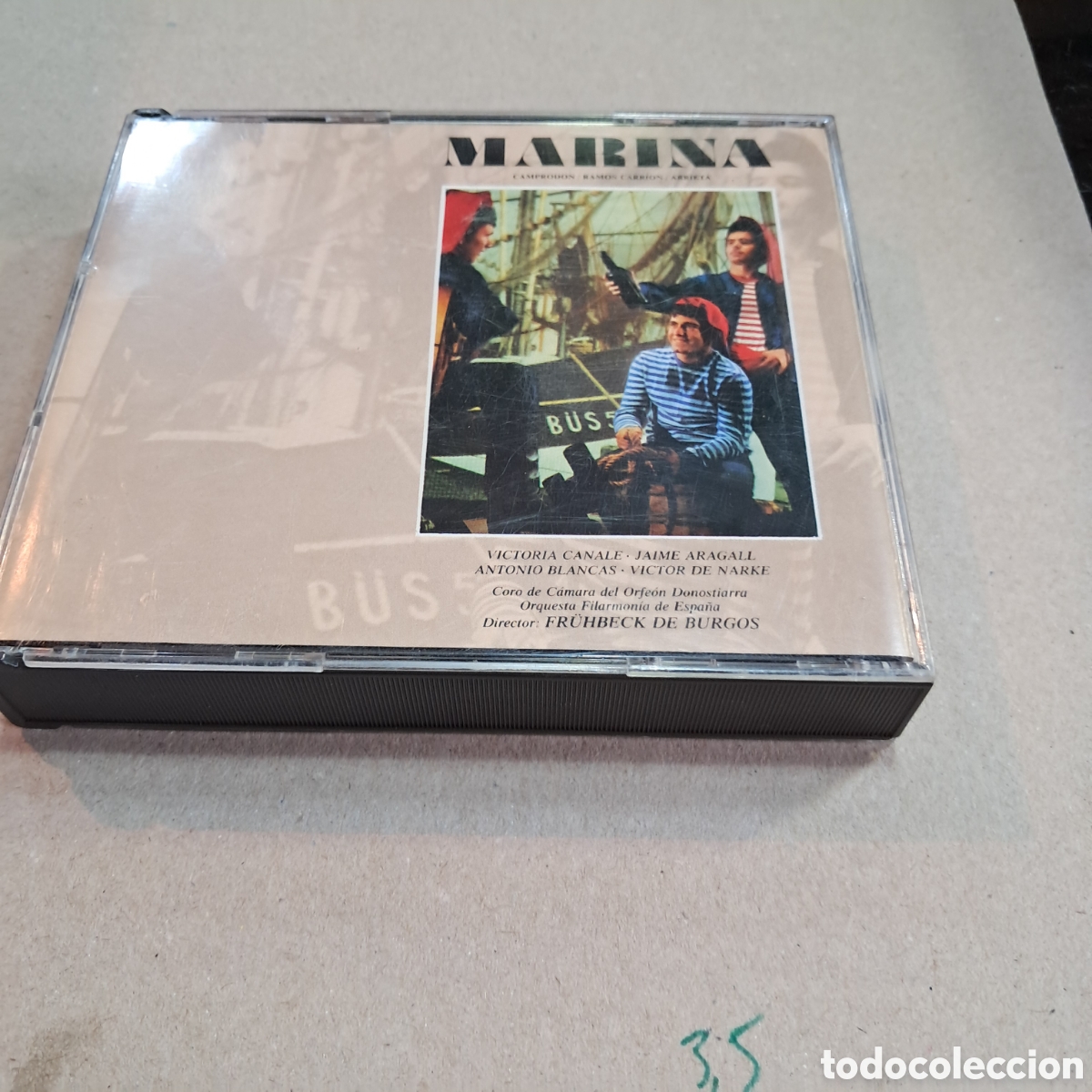 CDs de m&uacute;sica: CAMPRODON. MARINA ARRIETA. MERCEDES CAPSIR. MARCOS REDONDO. DANIEL MONTORIO. 2 COMPACT DISC