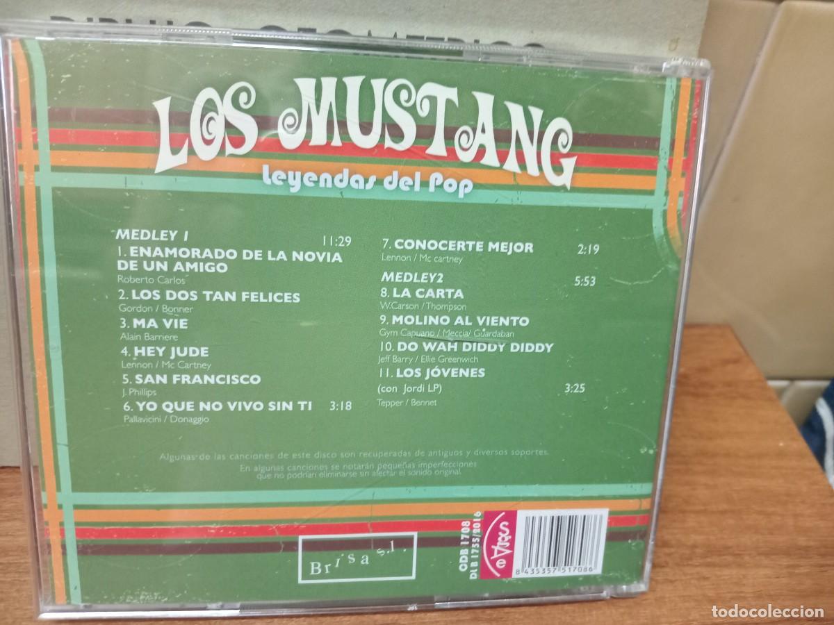 CDs de m&uacute;sica: LOS MUSTANG - LEYENDAS DEL POP ESPA&Ntilde;OL - CD - Foto 2