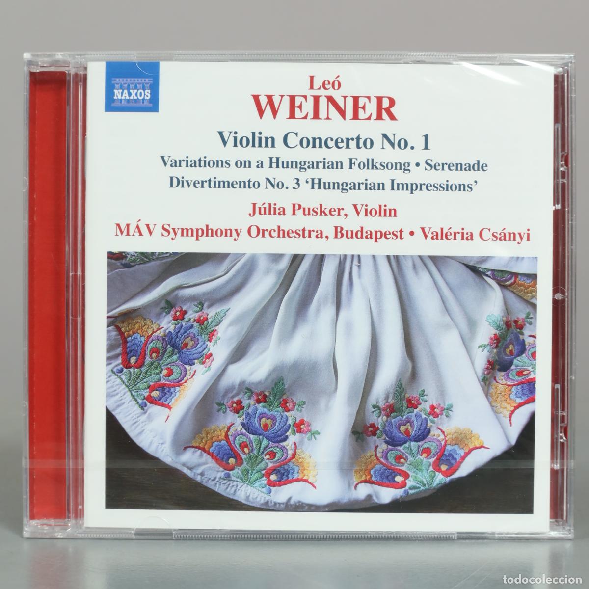 CDs de m&uacute;sica: CD. Violin Concerto No. 1, Variations on a Hungarian Folksong, Serenade, Divertimento . PRECINTADO