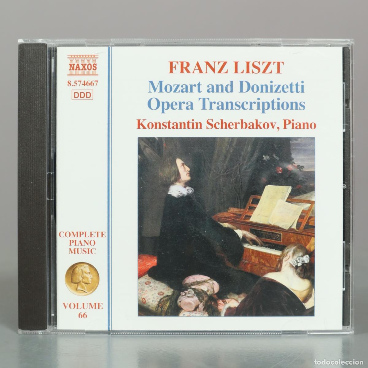 CDs de m&uacute;sica: CD. Franz Liszt: Mozart and Donizetti Opera Transcriptions - Konstantin Scherbakov