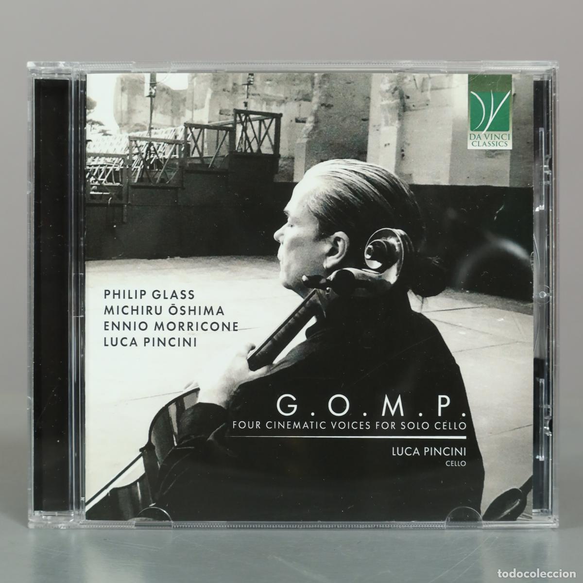 CDs de m&uacute;sica: CD. G.O.M.P. Four Cinematic Voices for Solo Cello - Luca Pincini