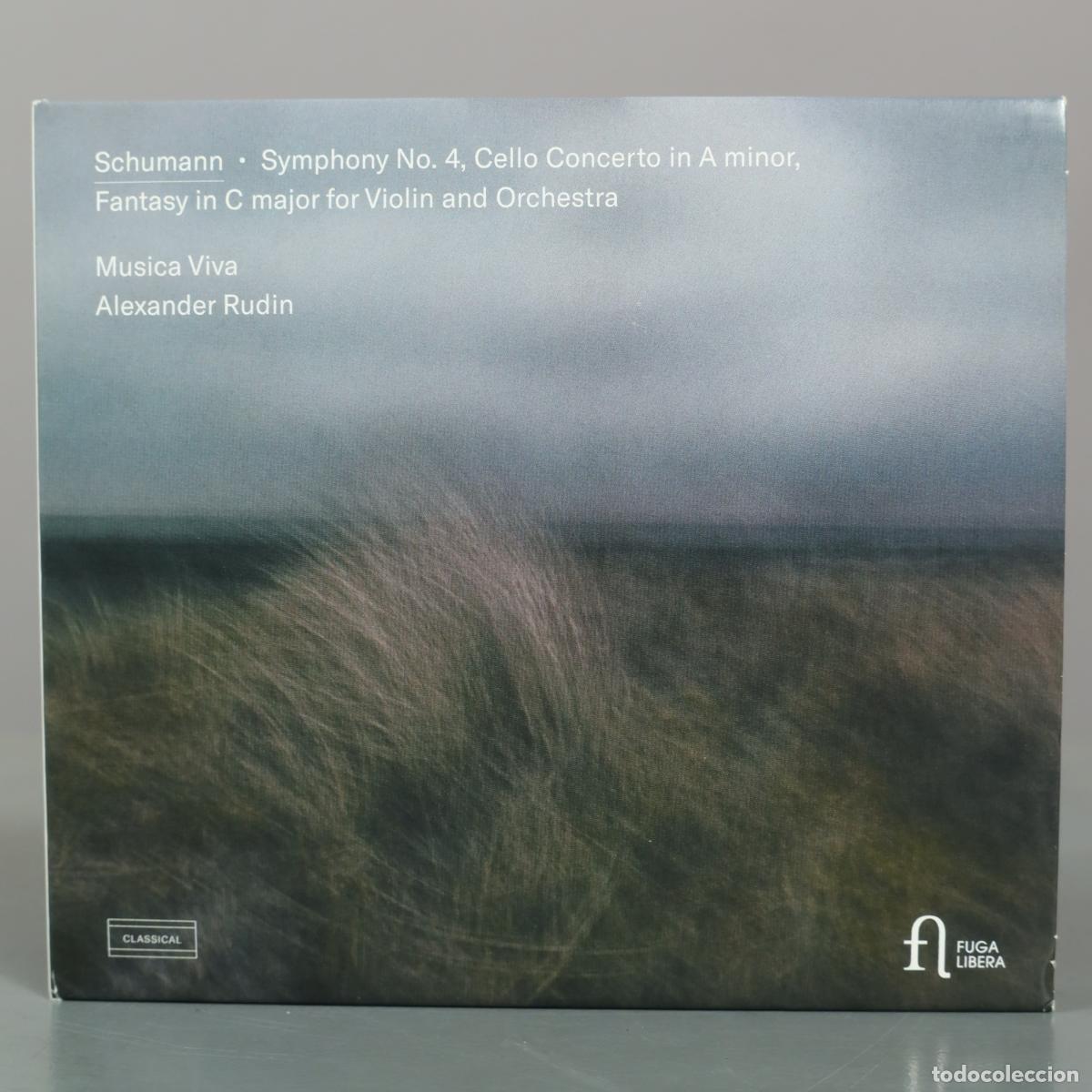 CDs de m&uacute;sica: CD. Schumann: Symphony No. 4, Cello Concerto in A minor, Fantasy in C major for Violin and Orchestra
