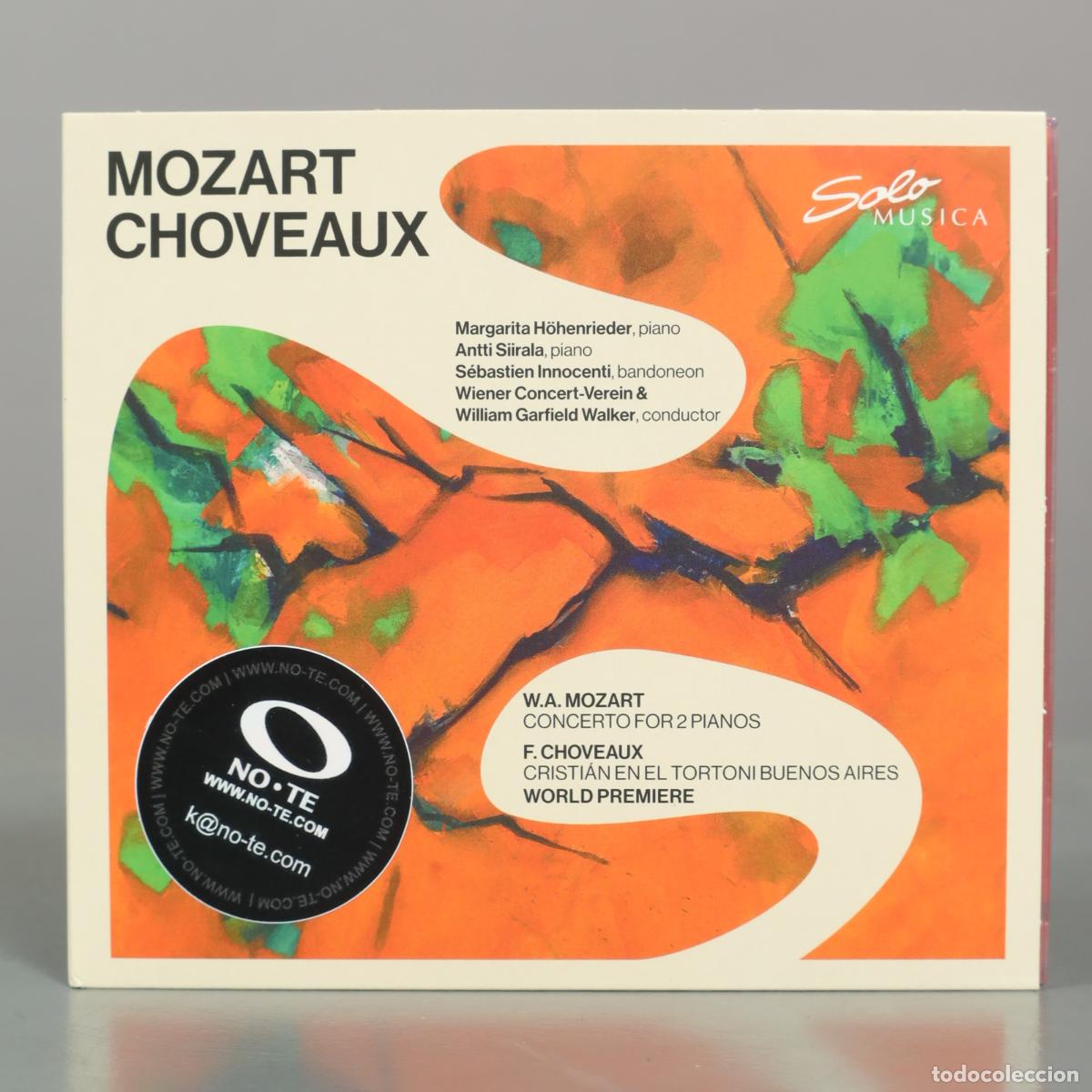 CDs de m&uacute;sica: CD. Mozart Choveaux: Concerto for 2 Pianos, Cristi&aacute;n en el Tortoni Buenos Aires - Margarita
