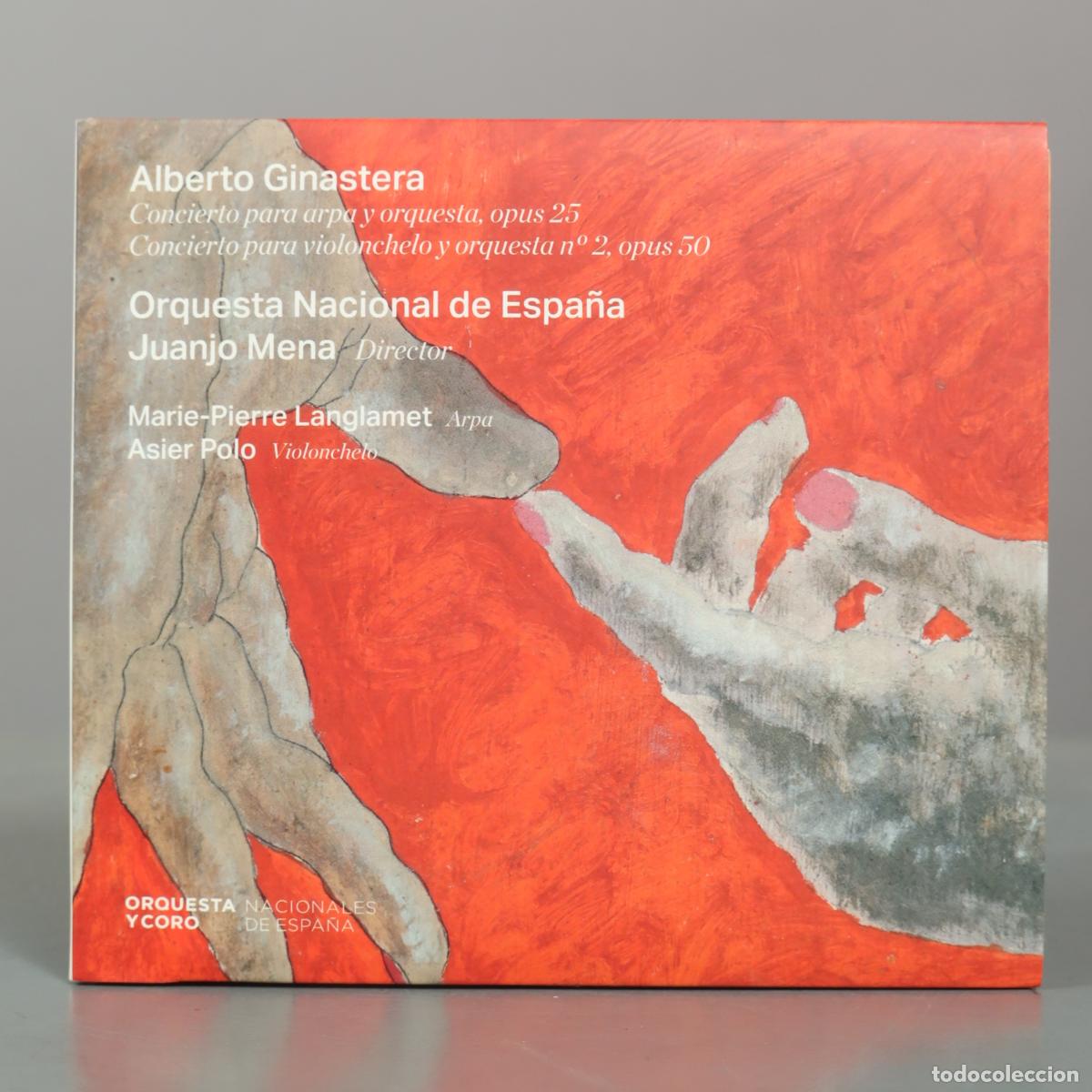 CDs de m&uacute;sica: CD. Alberto Ginastera: Concierto para arpa, Concierto para violonchelo y orquesta n&ordm; 2 - Orquesta