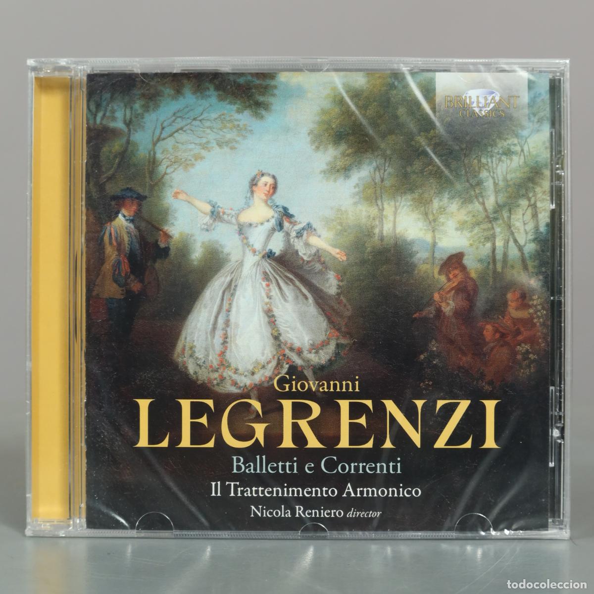 CDs de m&uacute;sica: CD. Legrenzi: Balletti e Correnti - Il Trattenimento Armonico, Nicola Reniero . PRECINTADO