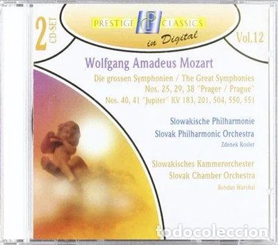 CDs de m&uacute;sica: Great Symphonies 25-29-38- 7619929158124