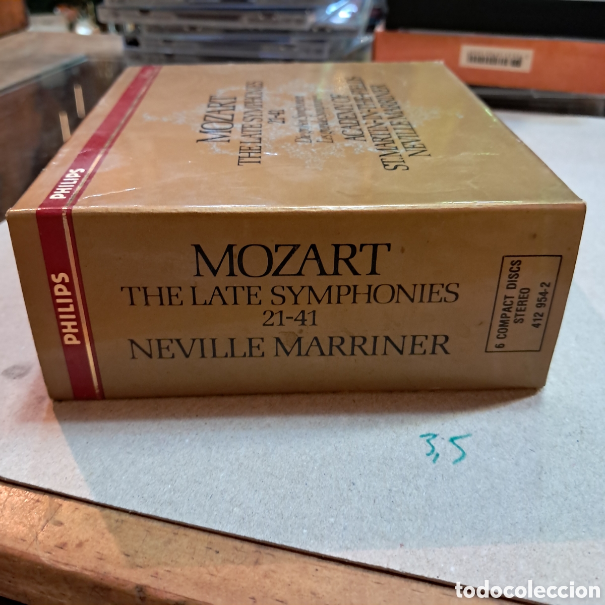 CDs de m&uacute;sica: Mozart, The late symphonies 21-41, 6 cd, Compact disc