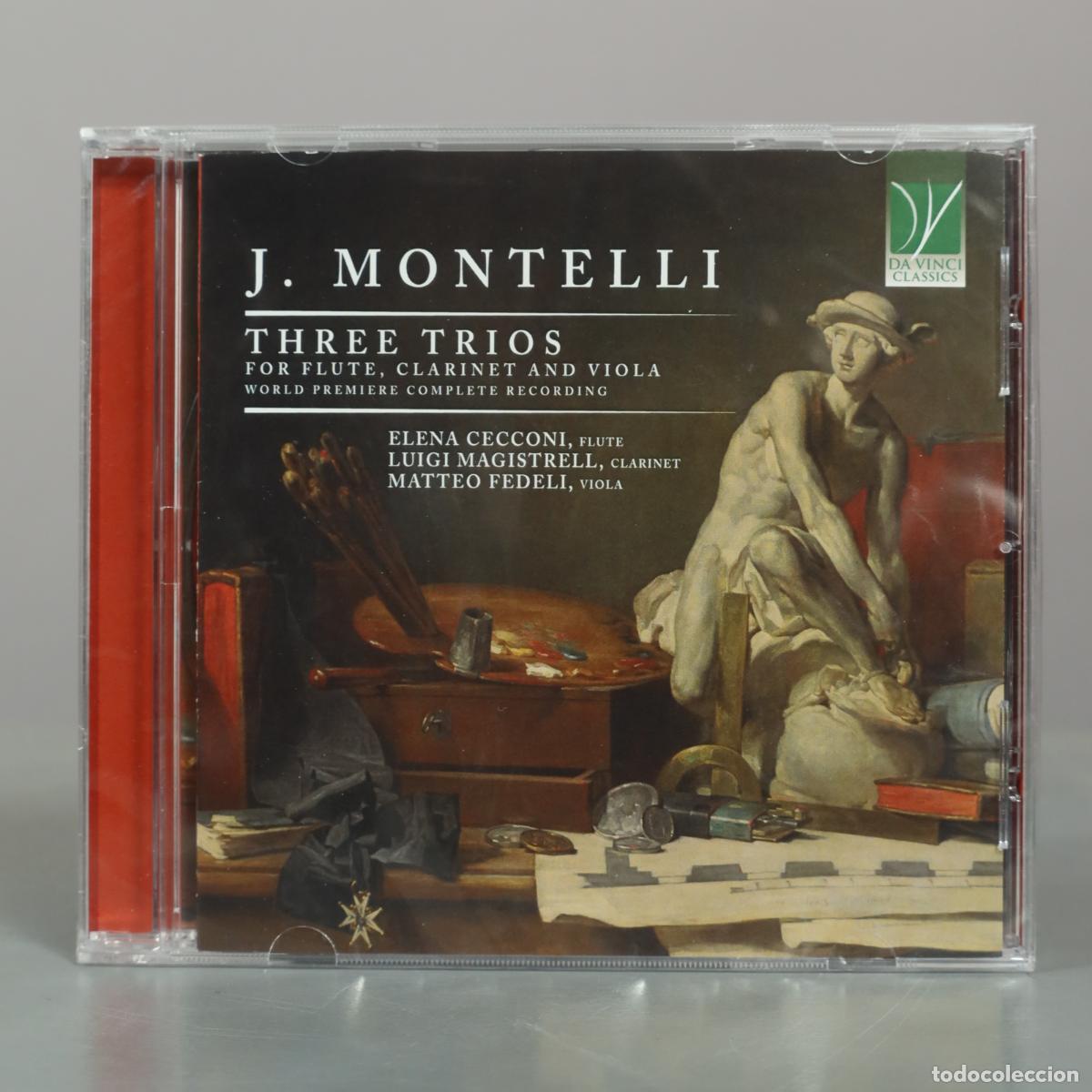 CDs de Musique: CD. Three Trios for Flute, Clarinet and Viola - J. Montelli - Elena Cecconi, Luigi . PRECINTADO