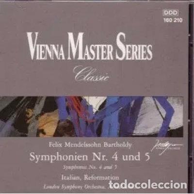 CDs de m&uacute;sica: Vienna Master Series: Symphonies No. 4 and 5- 0036244602106