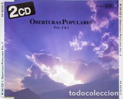 CDs de m&uacute;sica: Oberturas Populares Vol. 1 & 2- 0036244923324