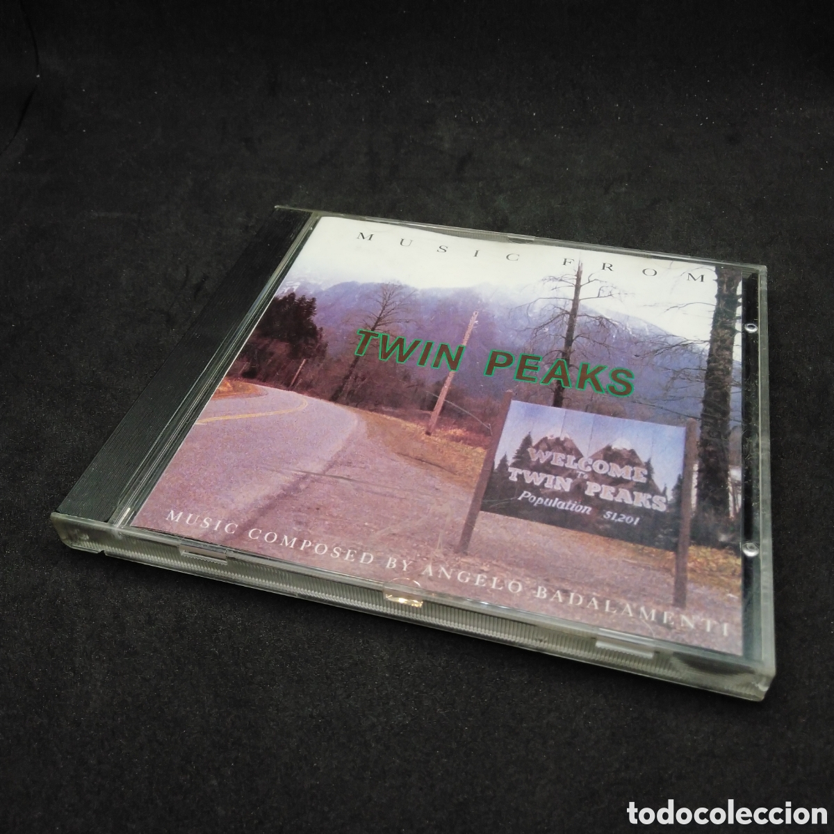 CDs de m&uacute;sica: ANGELO BADALAMENTI - MUSIC FROM TWIN PEAKS - BSO - CD - 1990- DISCO VERIFICADO
