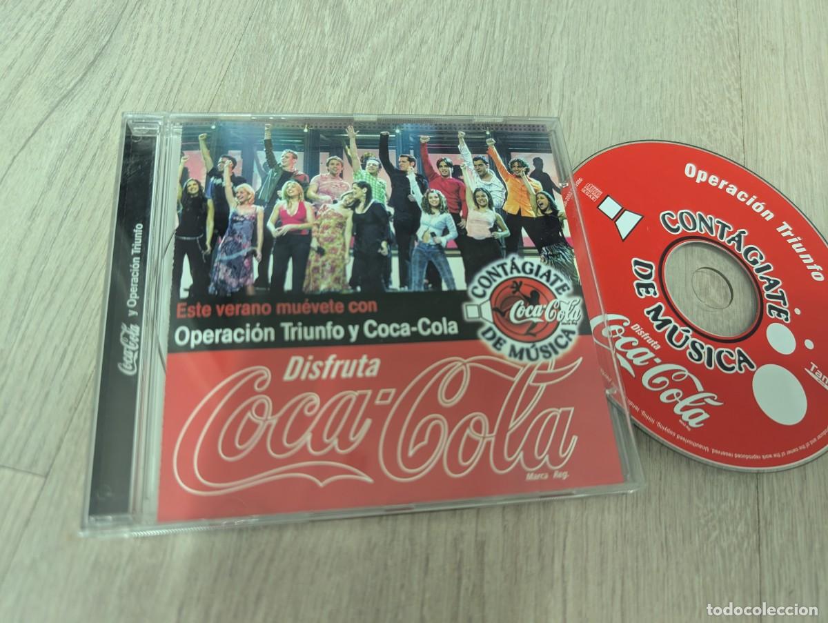 CDs de m&uacute;sica: OPERACION TRIUNFO - CON COCA . COLA.. CD PROMOCIONAL DE 2002 - CON ROSA, BISBAL, BUSTAMANTE ..ETC