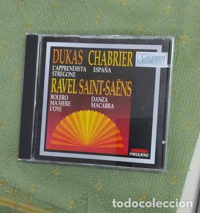 CDs de m&uacute;sica: Ravel / Saint-Sa&euml;ns / Chabrier / Dukas- 8003278450203