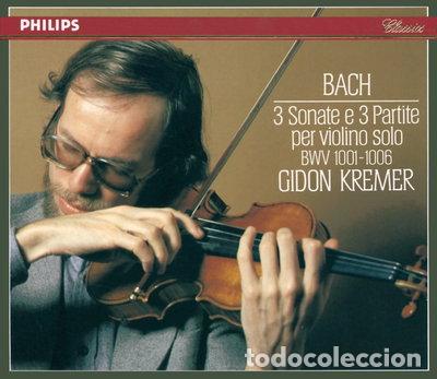 CDs de m&uacute;sica: Bach: 3 Sonatas & 3 Partitas for Solo Violin, BWV 1001-1006- 0028941665126
