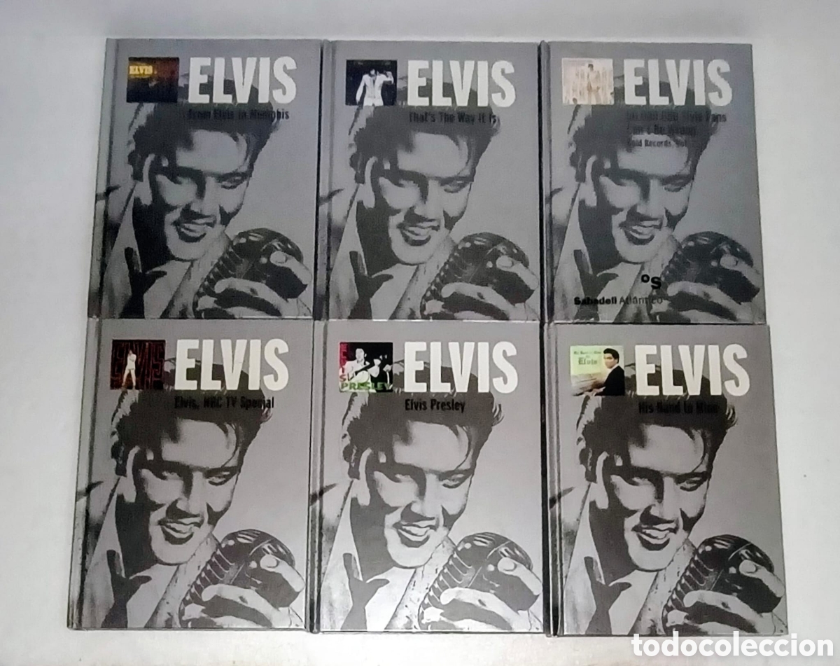 CDs de m&uacute;sica: Coleccion 6 Libro CD Elvis Presley RBA