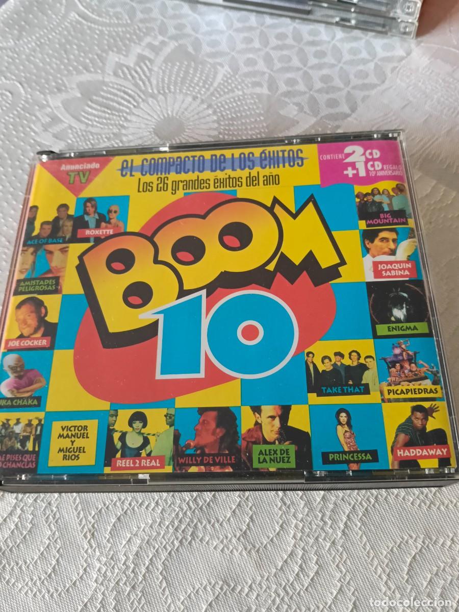 CDs de m&uacute;sica: RAR 3 CD'S. BOOM 10. HEROES DEL SILENCIO, TINO CASAL, ROXETTE