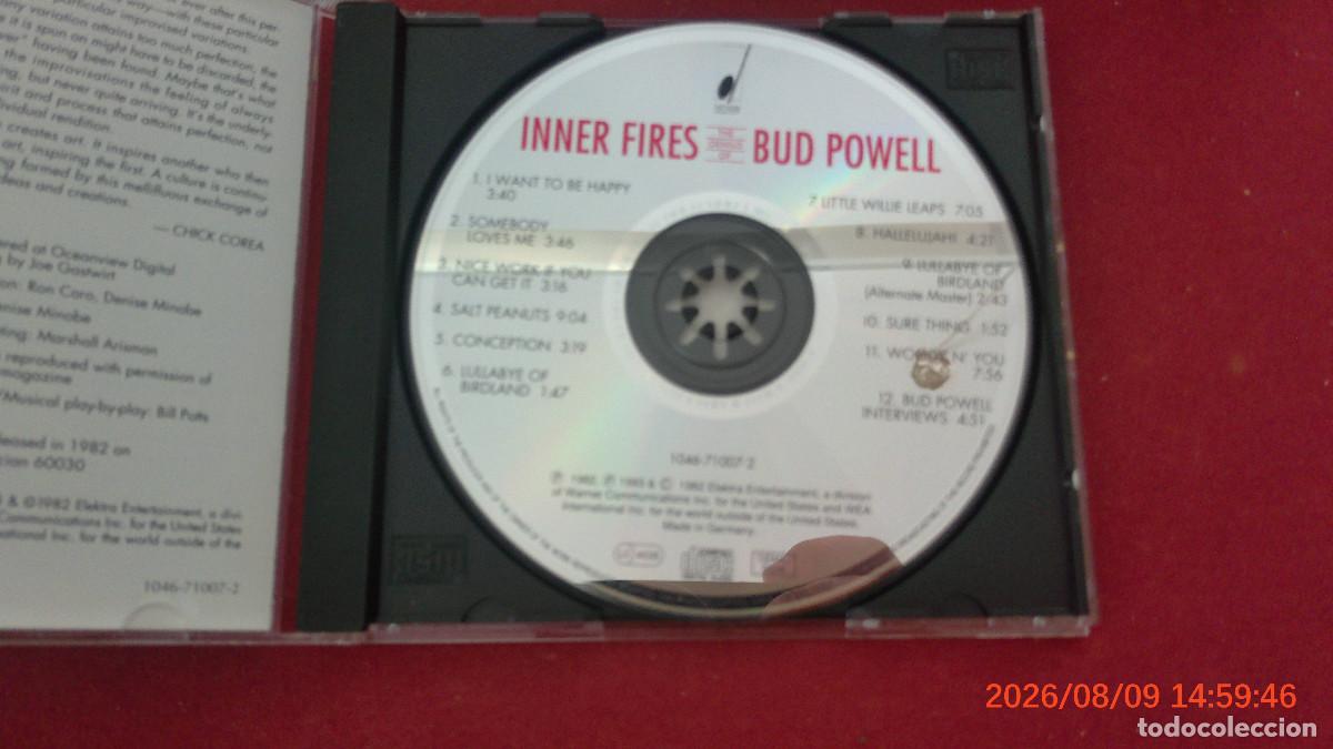 CDs de m&uacute;sica: Bud Powell &lrm;&ndash; Inner Fires CD - Foto 2