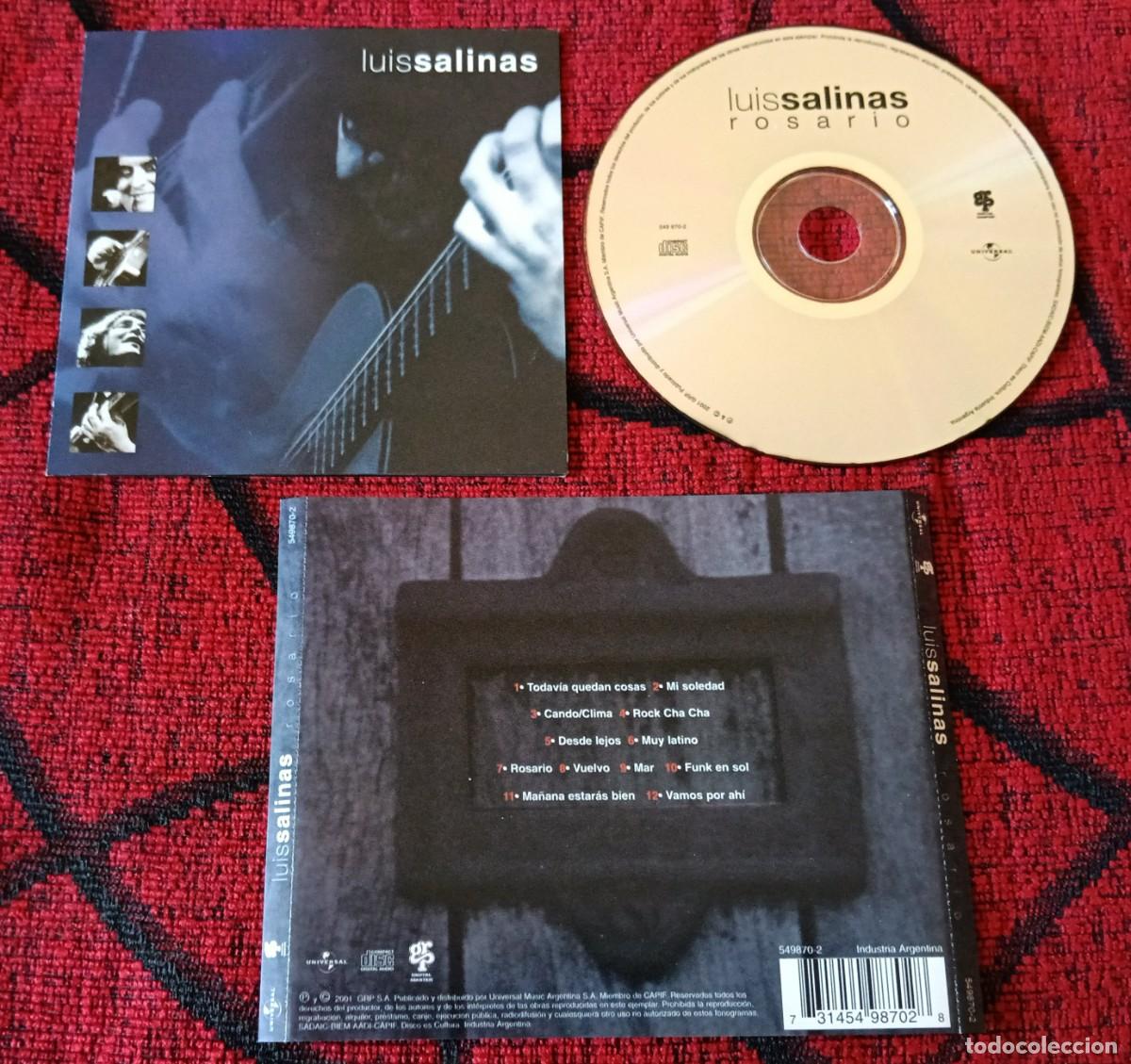 CDs de m&uacute;sica: LUIS SALINAS ** Rosario ** CD 2001 ARGENTINA