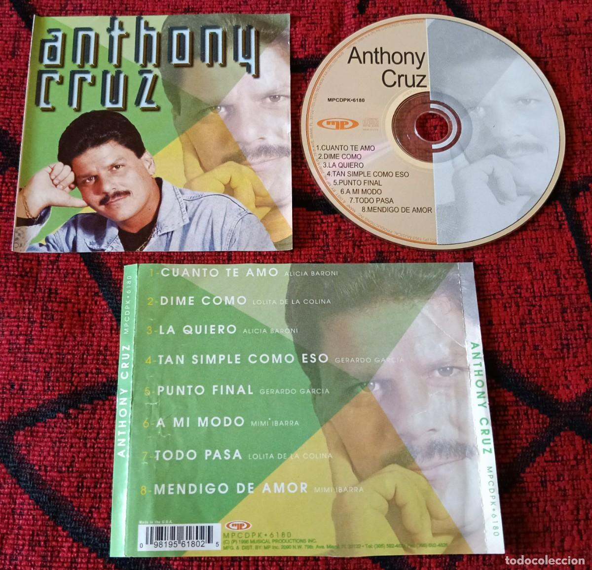 CDs de m&uacute;sica: ANTHONY CRUZ ** Anthony Cruz ** CD 1995 USA