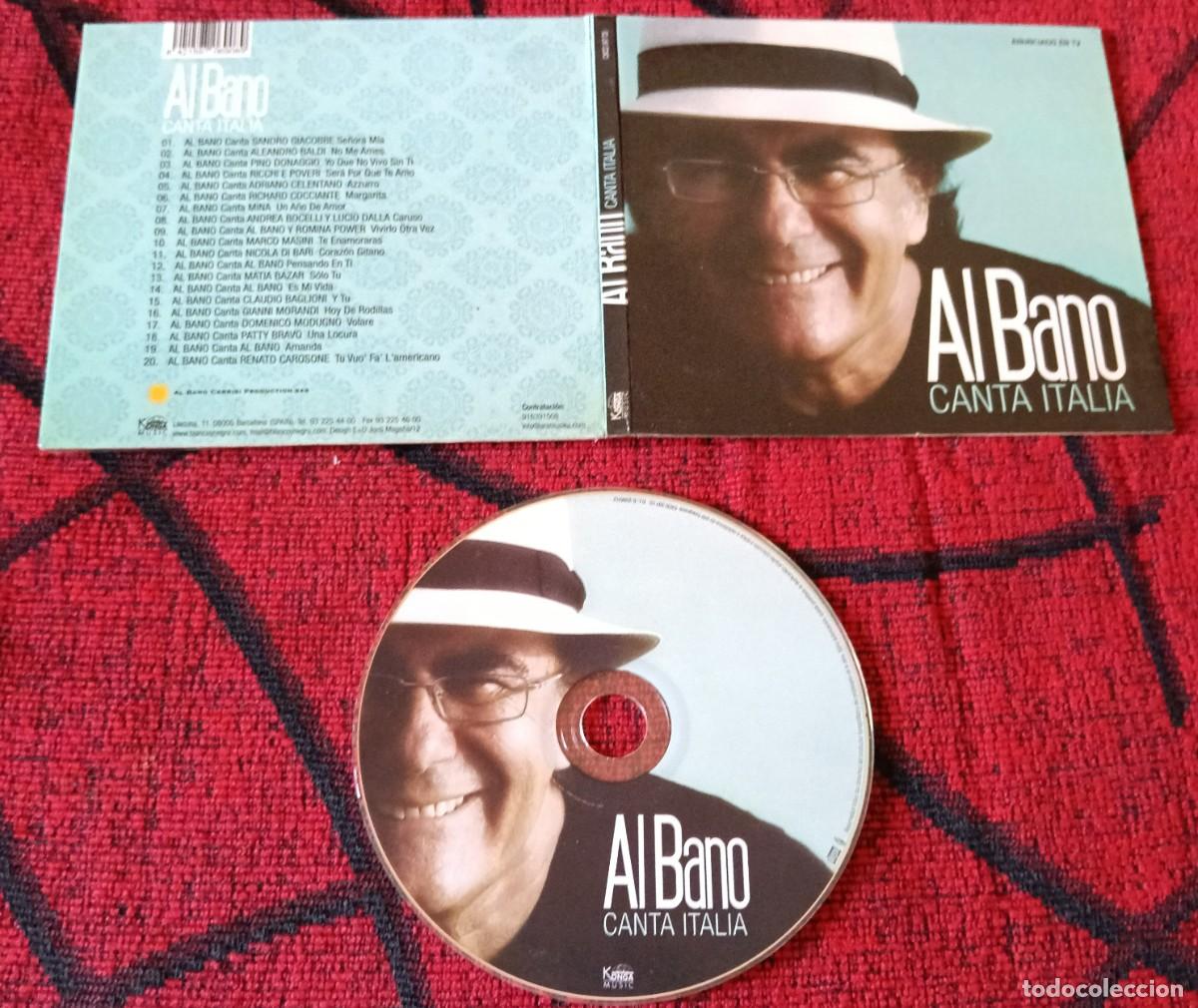CDs de m&uacute;sica: AL BANO ** Canta Italia ** CD 2012