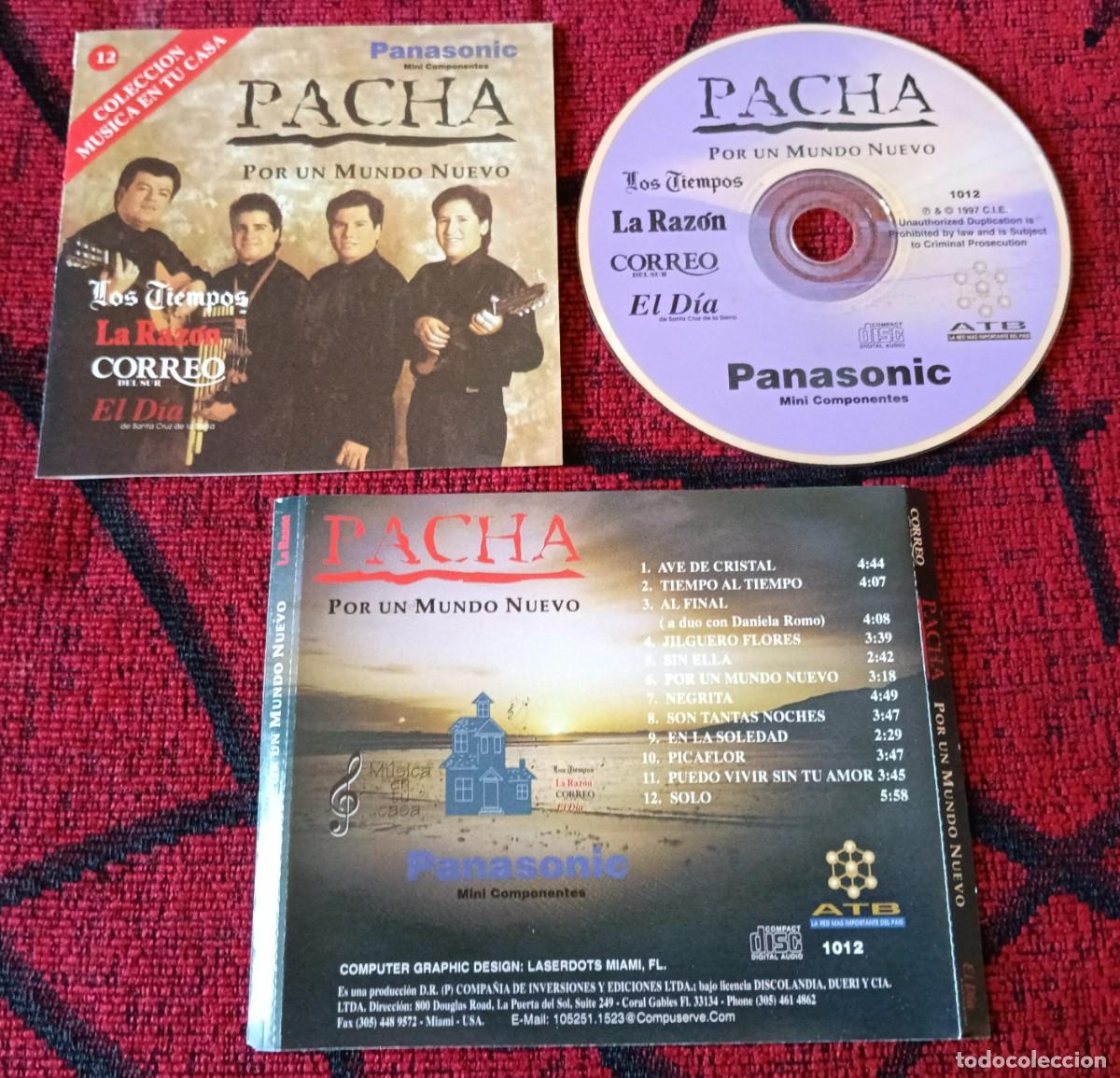CDs de m&uacute;sica: PACHA ** Por Un Mundo Nuevo ** CD 1997 BOLIVIA