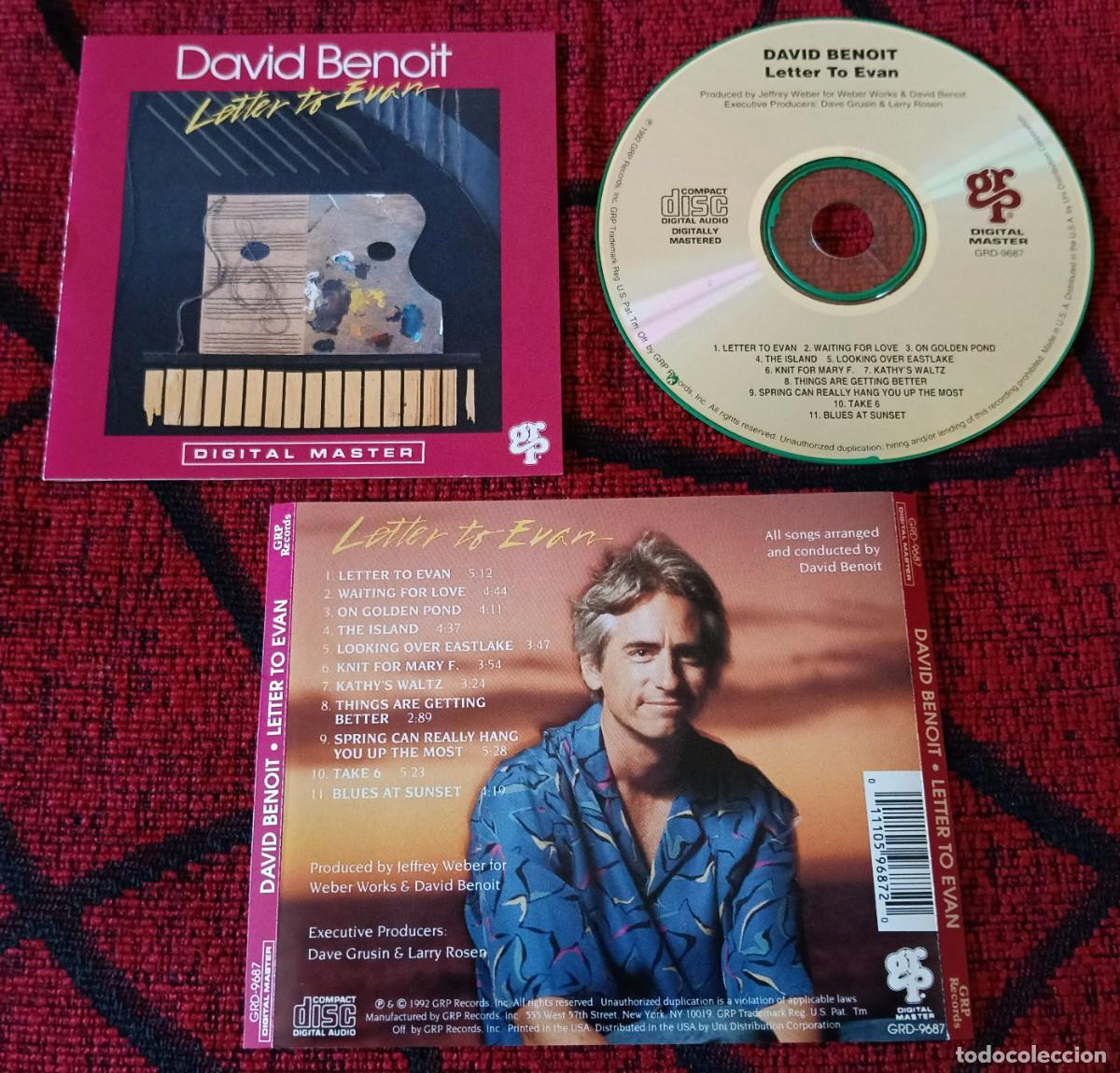 CDs de m&uacute;sica: DAVID BENOIT ** Letter To Evan ** CD 1992 USA