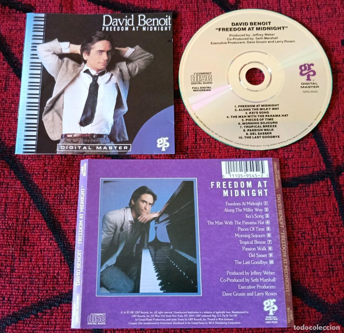 CDs de m&uacute;sica: DAVID BENOIT ** Freedom At Midnight ** CD SUIZA 1987