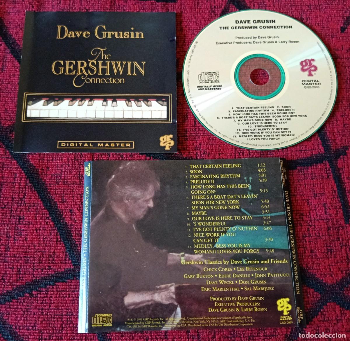 CDs de m&uacute;sica: DAVE GRUSIN ** The Gershwin Connection ** CD 1991 USA