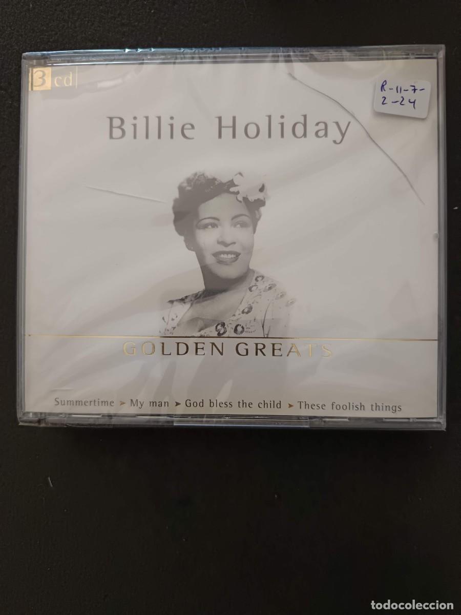 CDs de m&uacute;sica: CAJA 3 CD. BILLIE HOLIDAY. GOLDEN GREATS: SUMMERTIME, MY MAN, GOLD BLESS THE CHILD, THESE FOOLING T