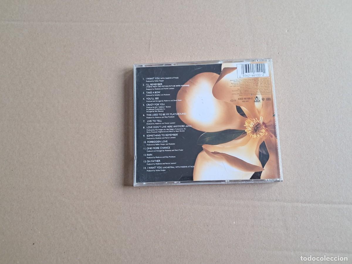 CDs de m&uacute;sica: MADONNA - SOMETHING TO REMEMBER CD - Foto 3