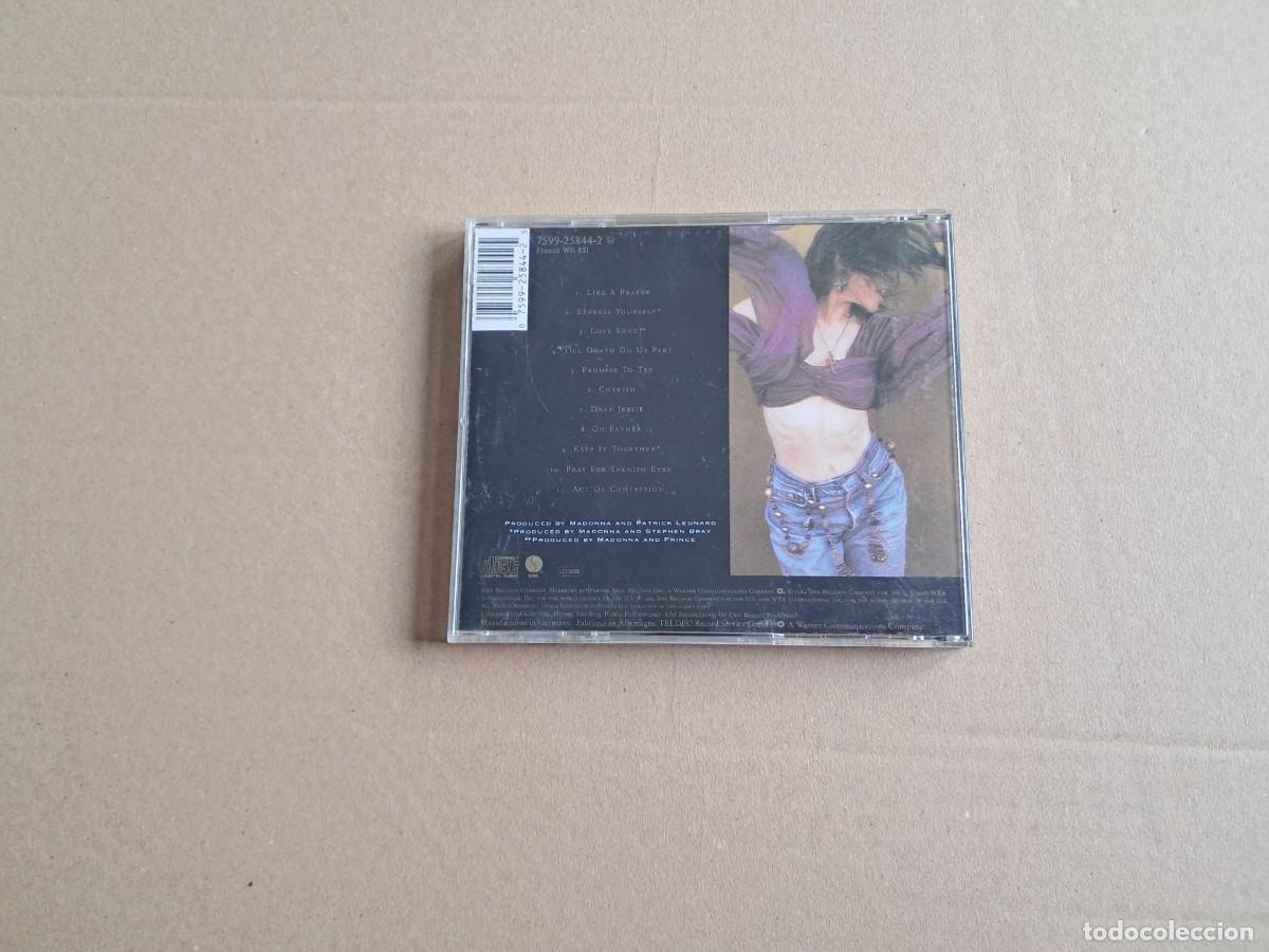 CDs de m&uacute;sica: MADONNA - LIKE A PRAYER CD - Foto 3