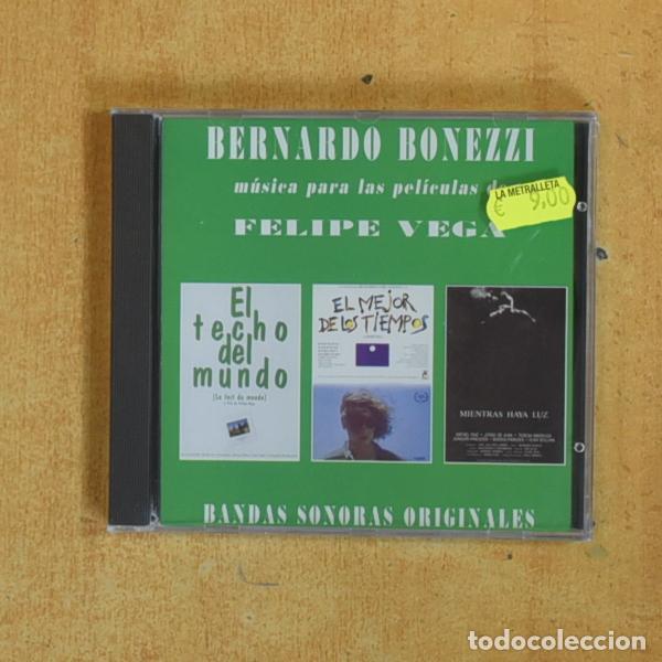 CDs de m&uacute;sica: BERNARDO BONEZZI - EL TECHO DEL MUNDO / EL MEJOR DE LOS TIEMPOS / MIENTRAS HAYA LUZ - CD