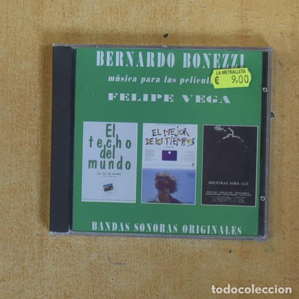 CDs de m&uacute;sica: BERNARDO BONEZZI - EL TECHO DEL MUNDO / EL MEJOR DE LOS TIEMPOS / MIENTRAS HAYA LUZ - CD