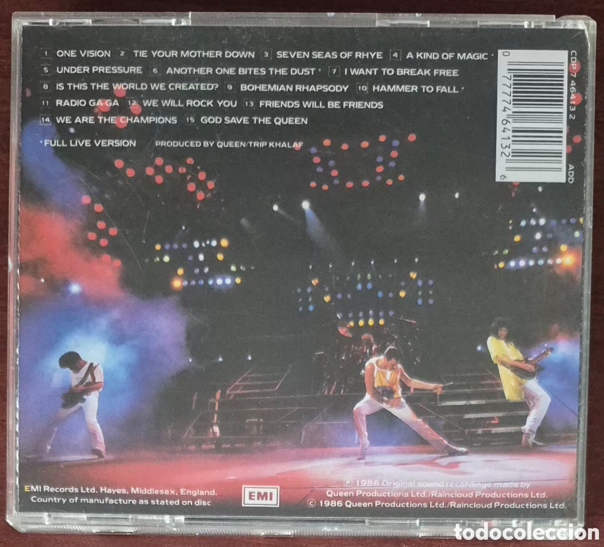 CDs de m&uacute;sica: CD - QUEEN - LIVE MAGIC - 1986 - Foto 2