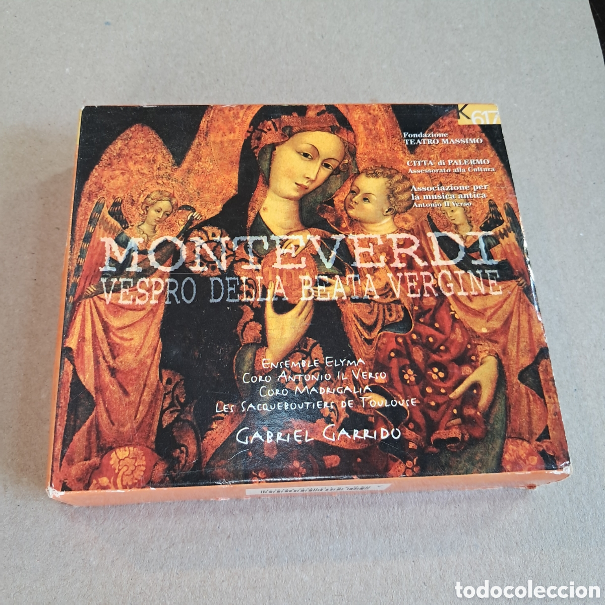 CDs de m&uacute;sica: Monteverdi vosotros della beata V&eacute;rtice, Compact disc, 2 cd