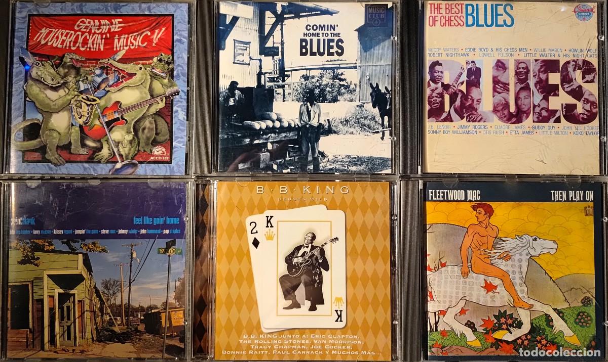 CDs de m&uacute;sica: 11 CDs Blues, BB KING, FLEETWOOD MAC, ALBERT COLLINS, JOHNNY WINTERS, DR. JOHN...