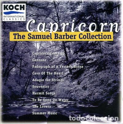 CDs de m&uacute;sica: Capricorn: The Samuel Barber Collection- 0099923736127