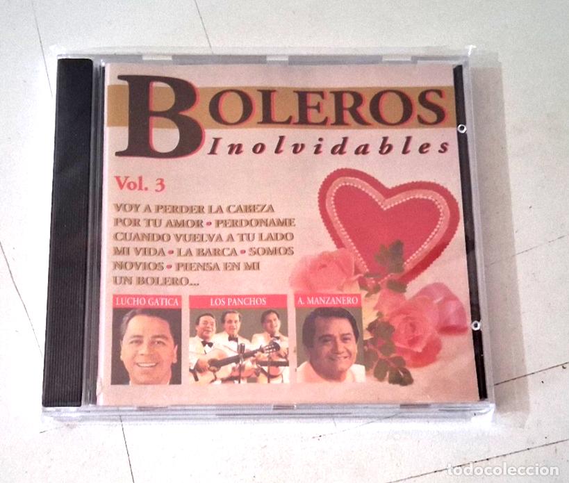 CDs de m&uacute;sica: CD &rdquo;BOLEROS INOLVIDABLES VOL 3&rdquo; CD 14 TRACKS LOS PANCHOS LUCHO GATICA MANZANERO
