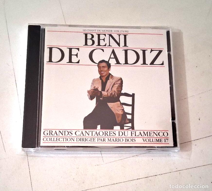 CDs de m&uacute;sica: BENI DE CADIZ &rdquo;GRANDS CANTAORES DU FLAMENCO&rdquo; CD 18 TRACKS COMO NUEVO