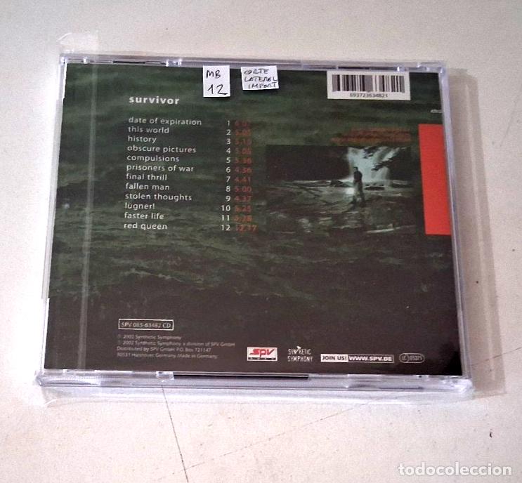 CDs de m&uacute;sica: FUNKER VOGT &rdquo;SURVIVOR&rdquo; CD 12 TRACKS - Foto 2