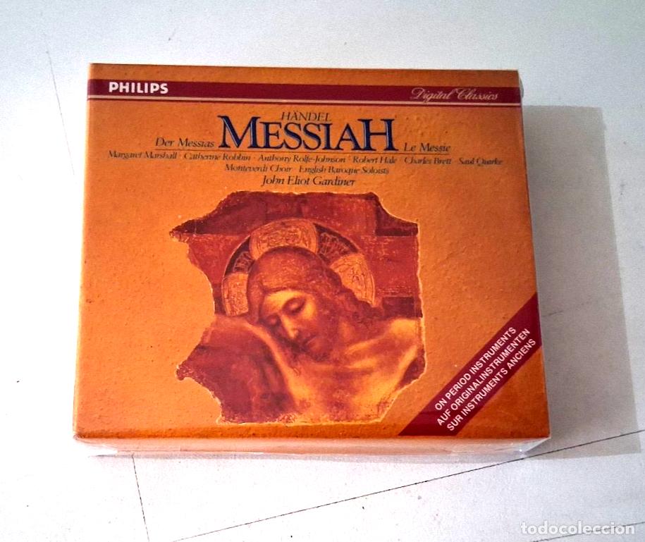 CDs de m&uacute;sica: JOHN ELIOT GARDINER &rdquo;HANDEL MESSIAH&rdquo; 2CD +BOOK CD BOX SET MARSHALL ROBBIN BRETT