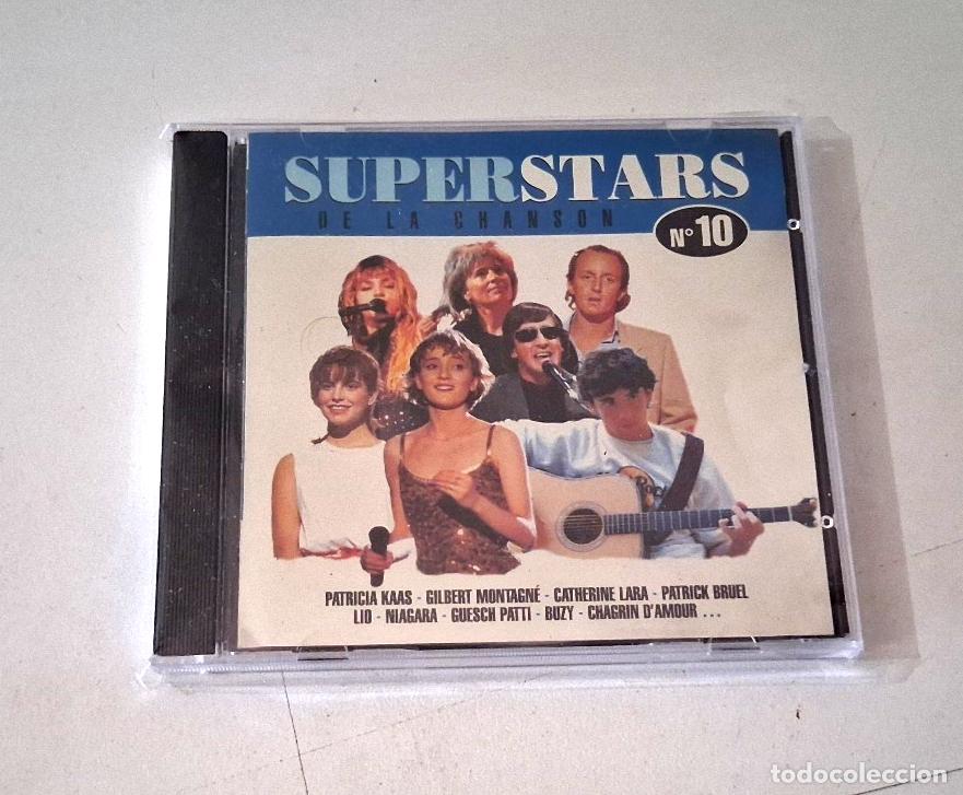 CDs de m&uacute;sica: CD &rdquo;SUPER STARS DE LA CHANSON VOL 10&rdquo; CD 15 TRACKS PATRICIA KAAS GILBERT MONTAGN