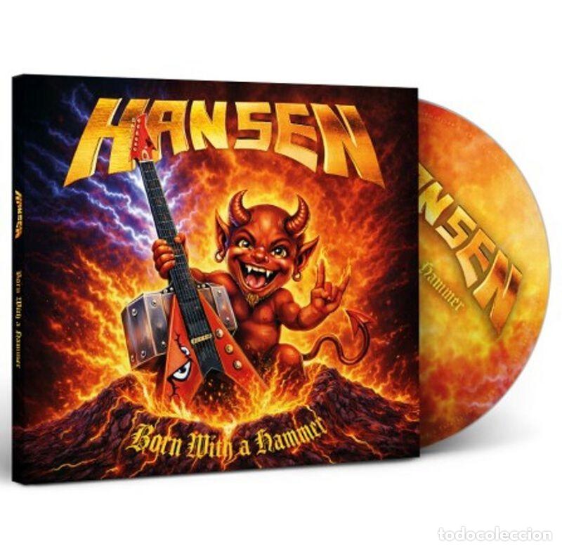 CDs de m&uacute;sica: HANSEN BORN WITH A HAMMER (CD) ALBUM DIGIPAK (PRESALE 18/09/2026) HELLOWEEN
