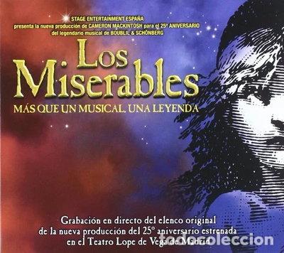 CDs de m&uacute;sica: Los Miserables (M&aacute;s Que Un Musical, Una Leyenda)- 5052498504220
