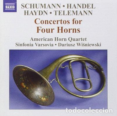 CDs de m&uacute;sica: Concertos for Four Horns- 0747313274727