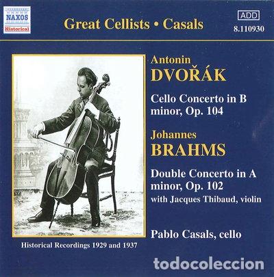 CDs de m&uacute;sica: Dvorak: Cello Concerto op104; Brahms: Double Concerto op102- 0636943193020